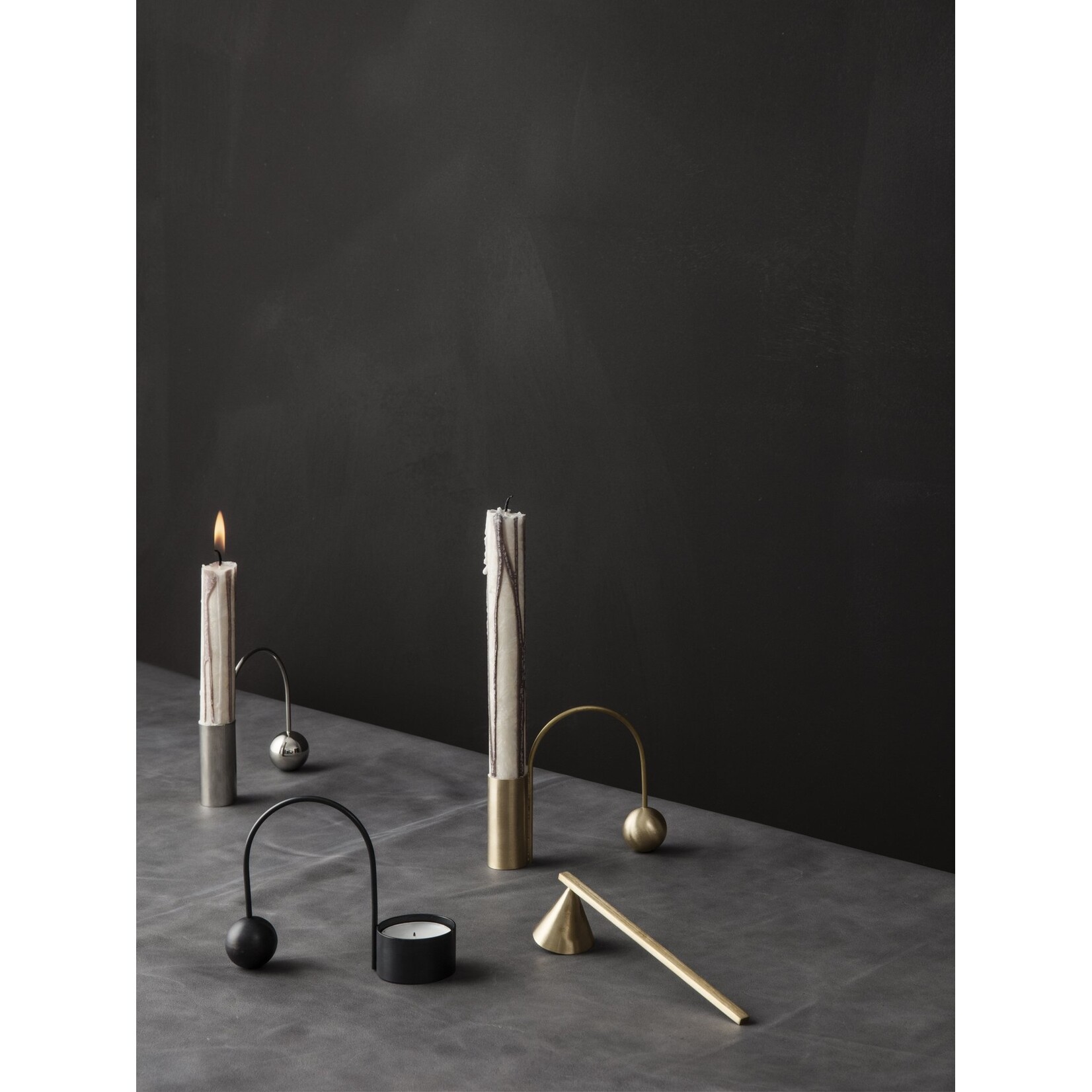 Ferm Living Ferm Living Cache-bougie en laiton