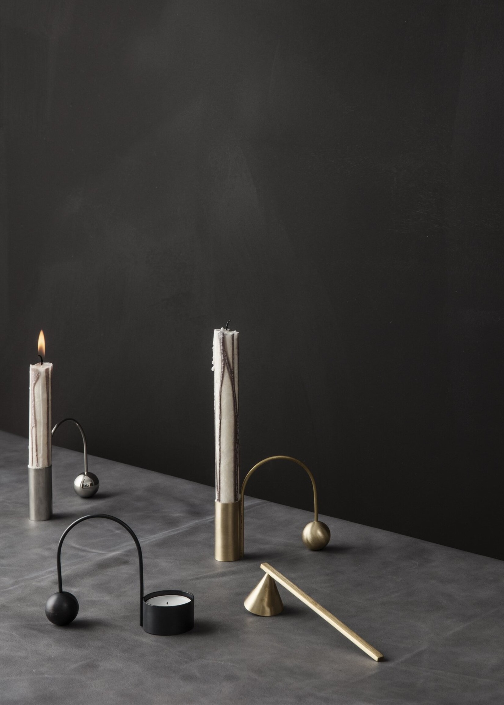 Ferm Living Ferm Living Brass kaarsendover