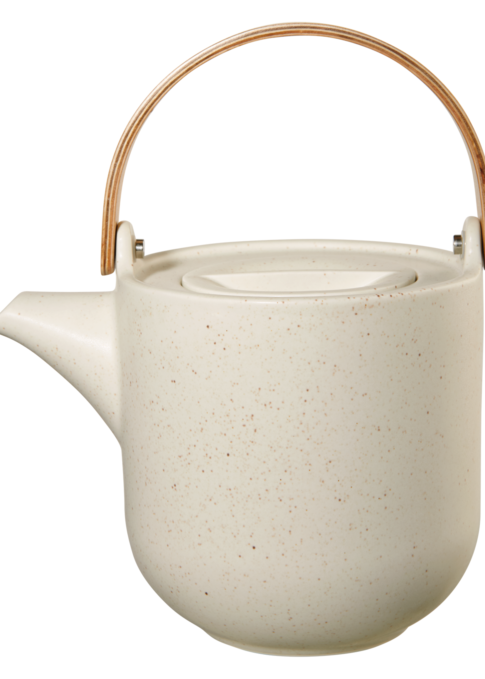 ASA ASA Sencha Theepot met houten handvat Porselein Wit