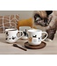 ASA ASA Coppa Katten en Honden Kop Katten Porselein Wit