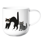 ASA ASA Coppa Katten en Honden Kop Katten Porselein Wit