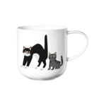 ASA ASA Coppa Katten en Honden Kop Katten Porselein Wit