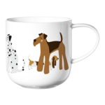 ASA ASA Coppa Katten en Honden Kop Hond Porselein Wit