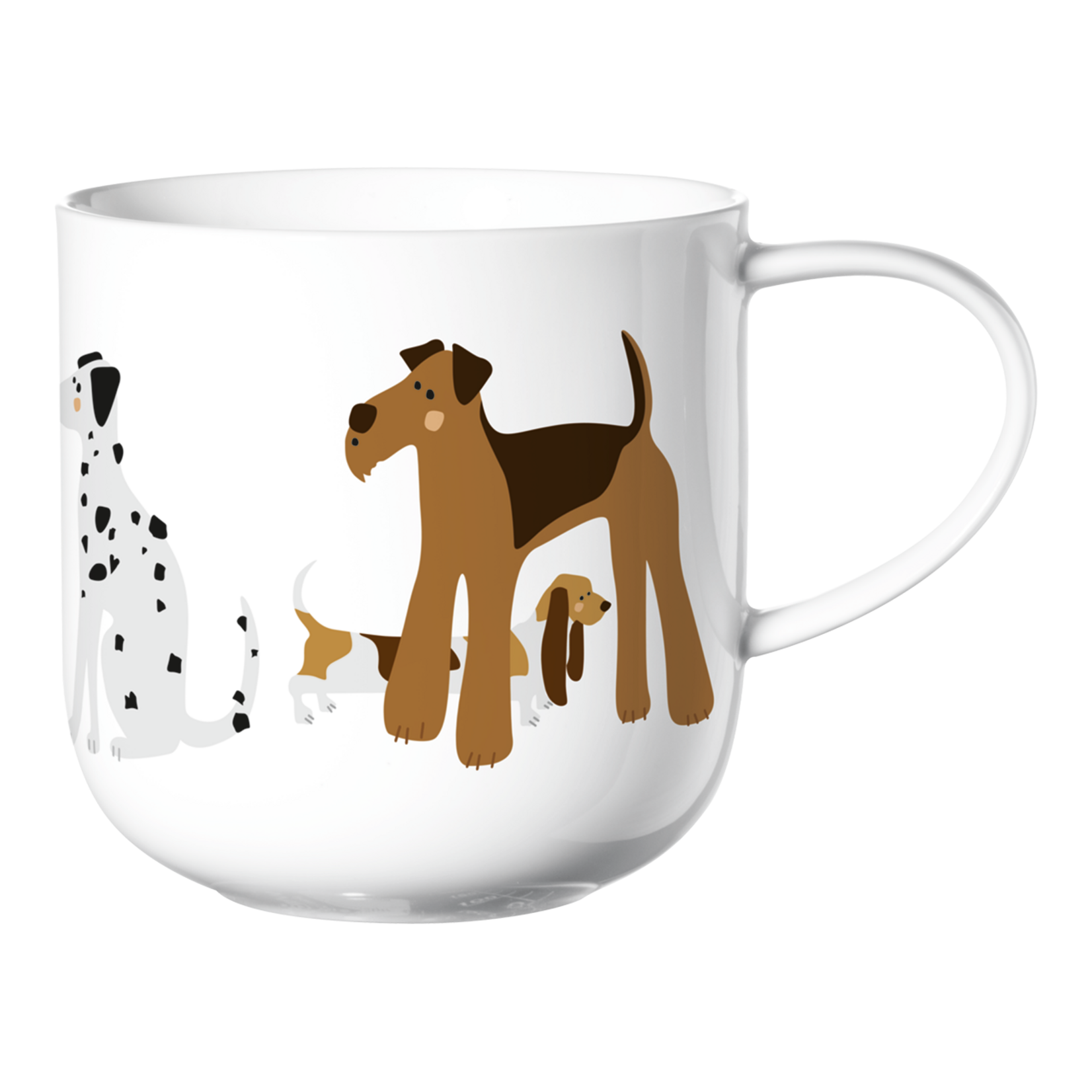 ASA ASA Coppa Katten en Honden Kop Hond Porselein Wit