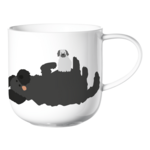 ASA ASA Coppa Katten en Honden Kop Hond Porselein Wit