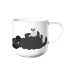 ASA ASA Coppa Katten en Honden Kop Hond Porselein Wit