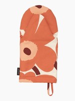 Marimekko Marimekko Pieni Unikko Ovenwanten Gebloemd Oranje Katoen