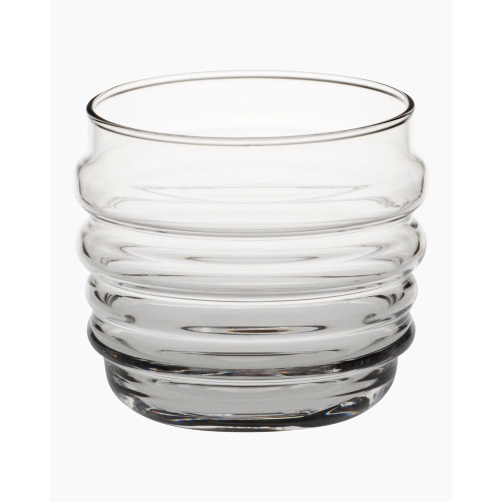 Marimekko Ensemble de 2 gobelets ou verres à eau Marimekko en verre 'Sukat Makkaralla'.