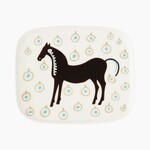 Marimekko Marimekko Oiva / Musta Tamma bord 15x12cm Wit