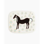 Marimekko Marimekko Oiva / Musta Tamma bord 15x12cm Wit