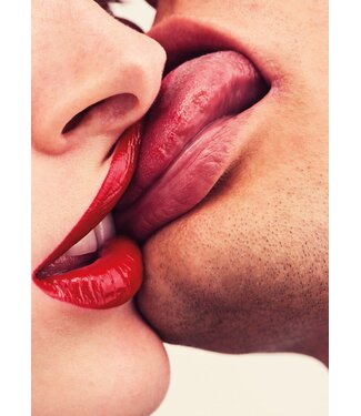 Paper Collective Paper Collective Poster Henrik Bülow The Kiss II 50x70cm