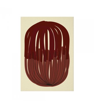 Paper Collective Paper Collective Poster Nina Bruun Stacked Lines 01 50x70