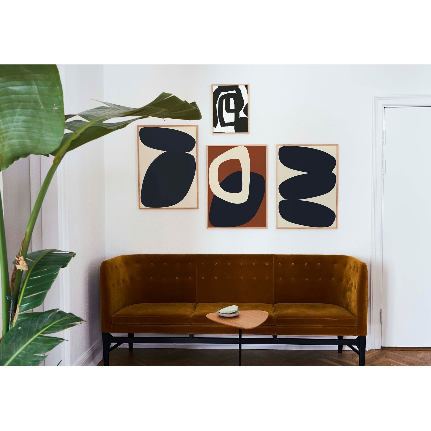 Paper Collective Paper Collective Poster Nina Bruun Solid Shapes 02 50x70cm