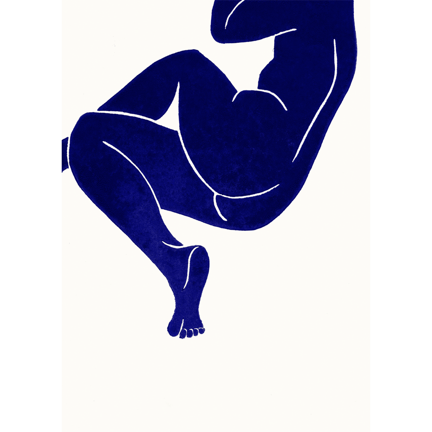 Paper Collective Paper Collective Poster Jazmine Andrew Linocut III 50x70cm