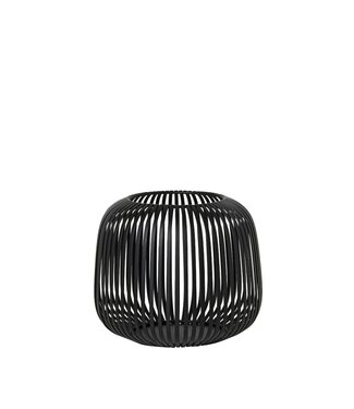 Blomus BLOMUS - LITO windlicht / lantaarn zwart staal Ø20,5 cm Small