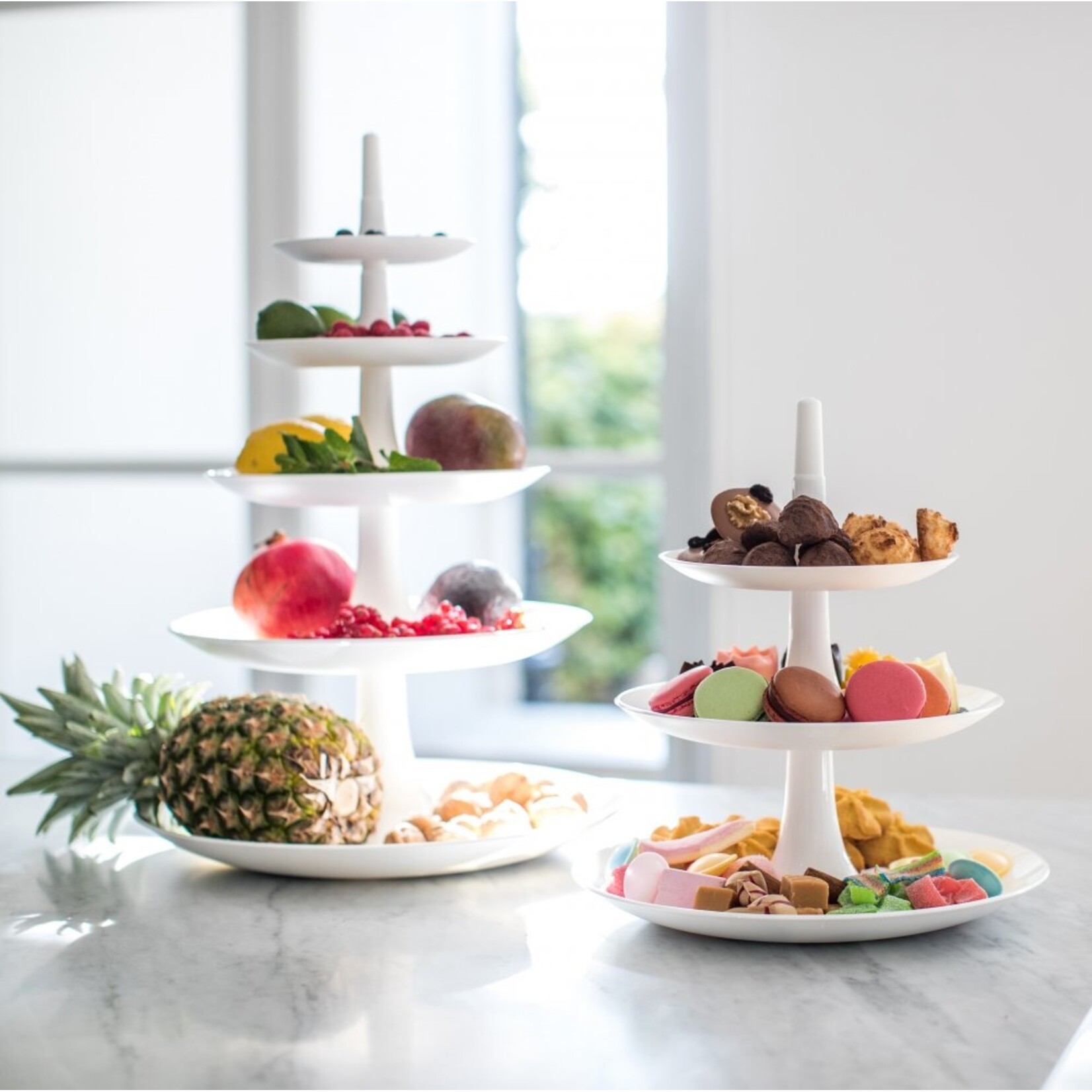 Koziol Koziol Babell Etagere - 3 laags - Large - Wit