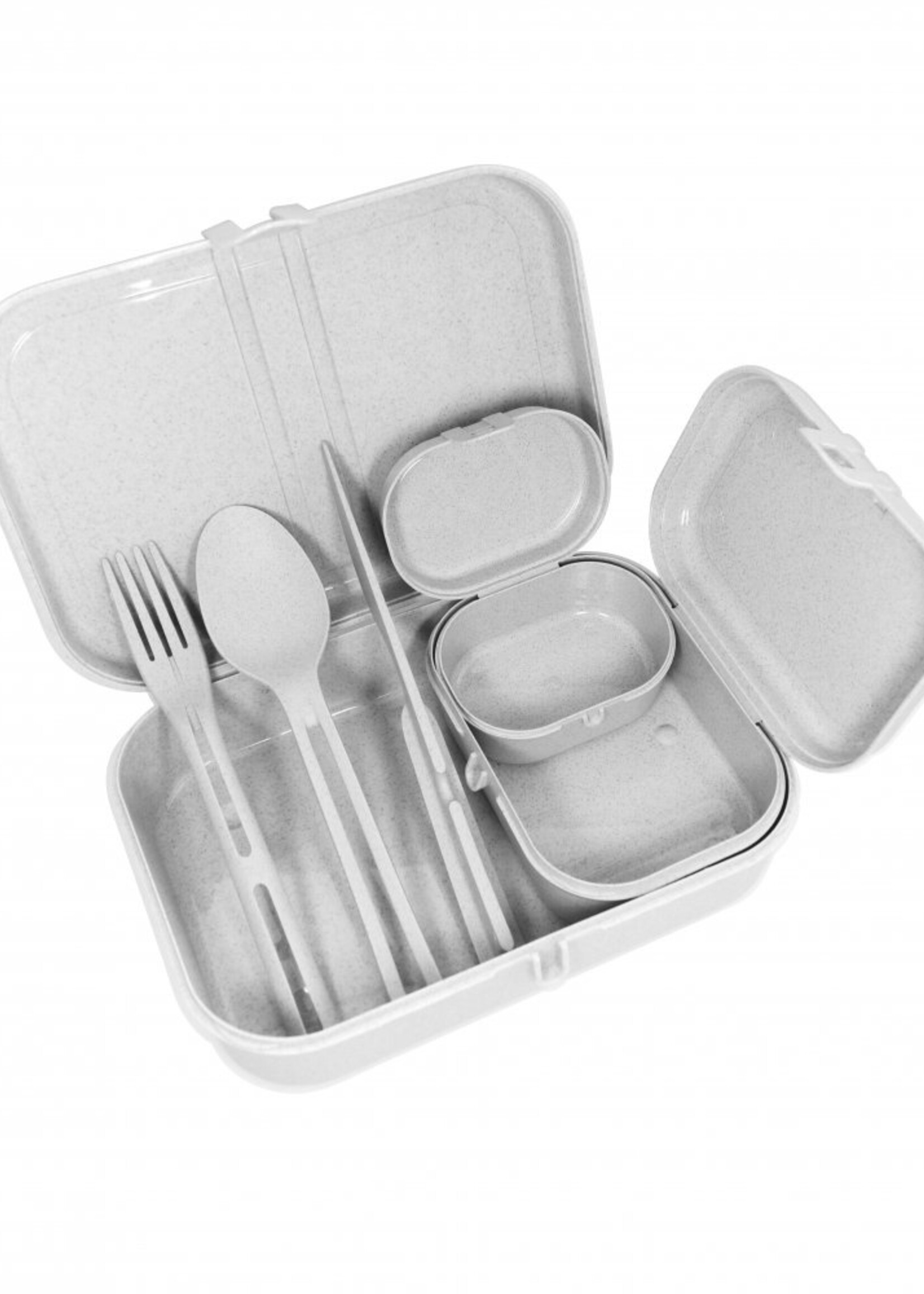 Koziol Koziol - PASCAL READY - Set de boîtes à lunch - Gris clair - Plastique