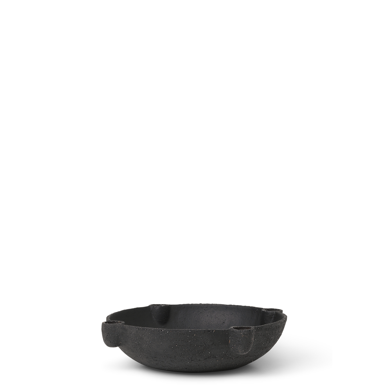 Ferm Living Ferm Living Bougeoir Bol 27cm Céramique Noire