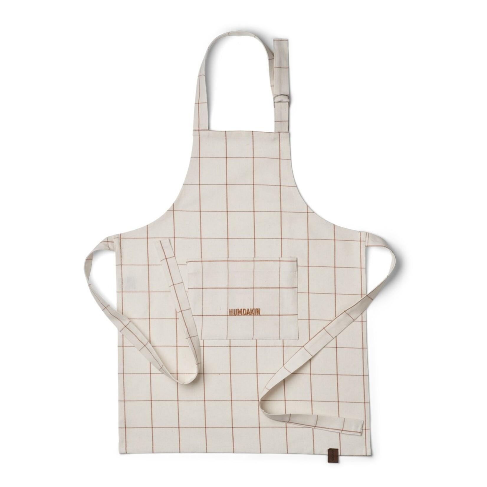 Humdakin Humdakin Check Keukenschort Suikerbruin  Kids