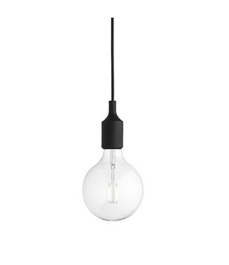 Muuto Lampe suspendue E27 LED Noir