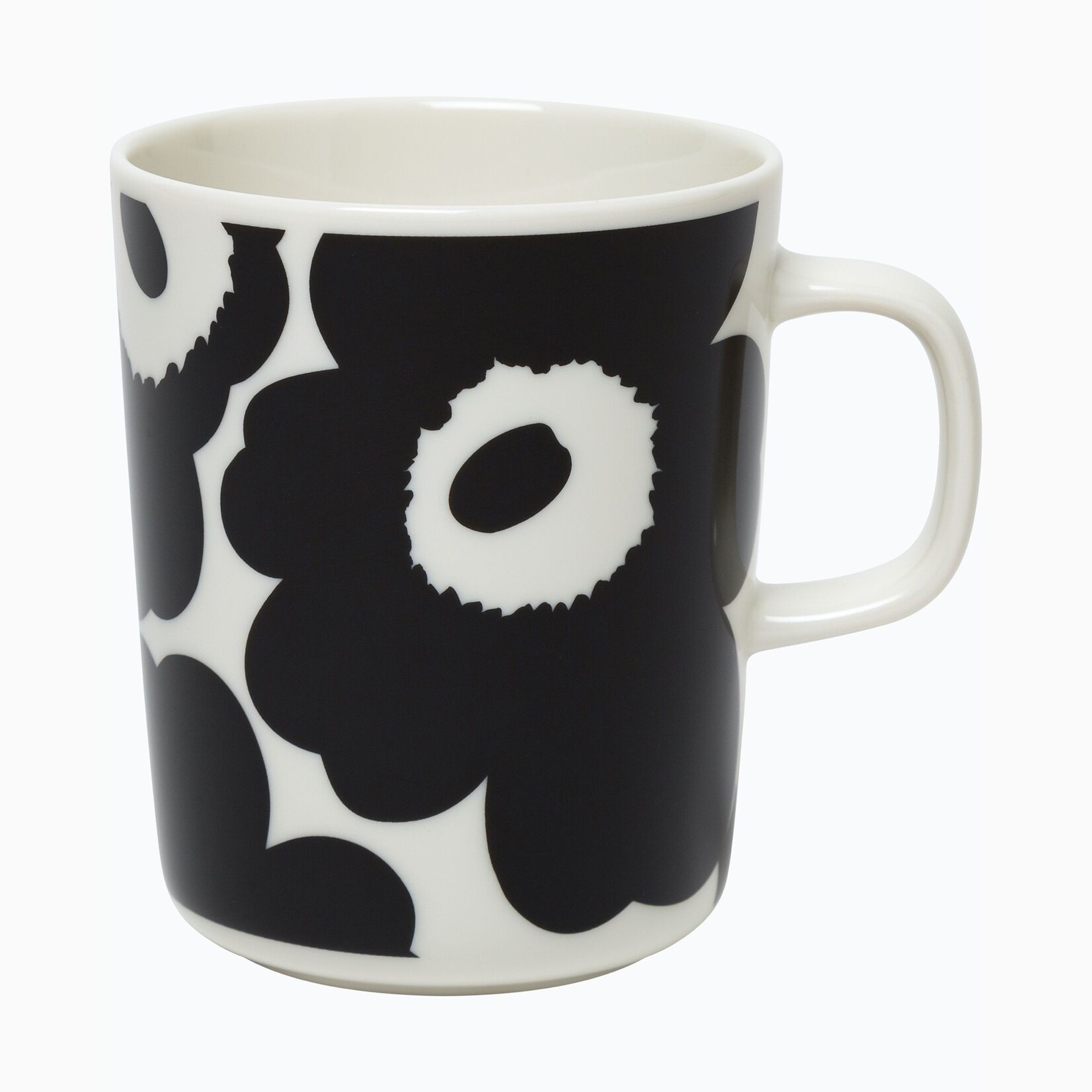 Marimekko Marimekko Unikko Mok 25 cl Zwart