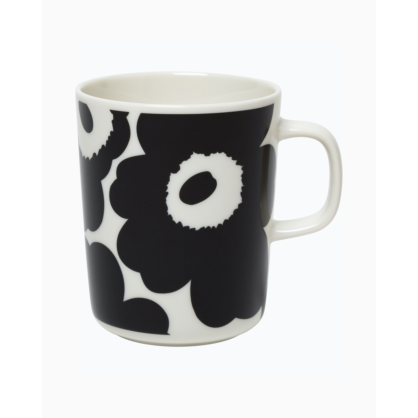 Marimekko Marimekko Unikko Mok 25 cl Zwart