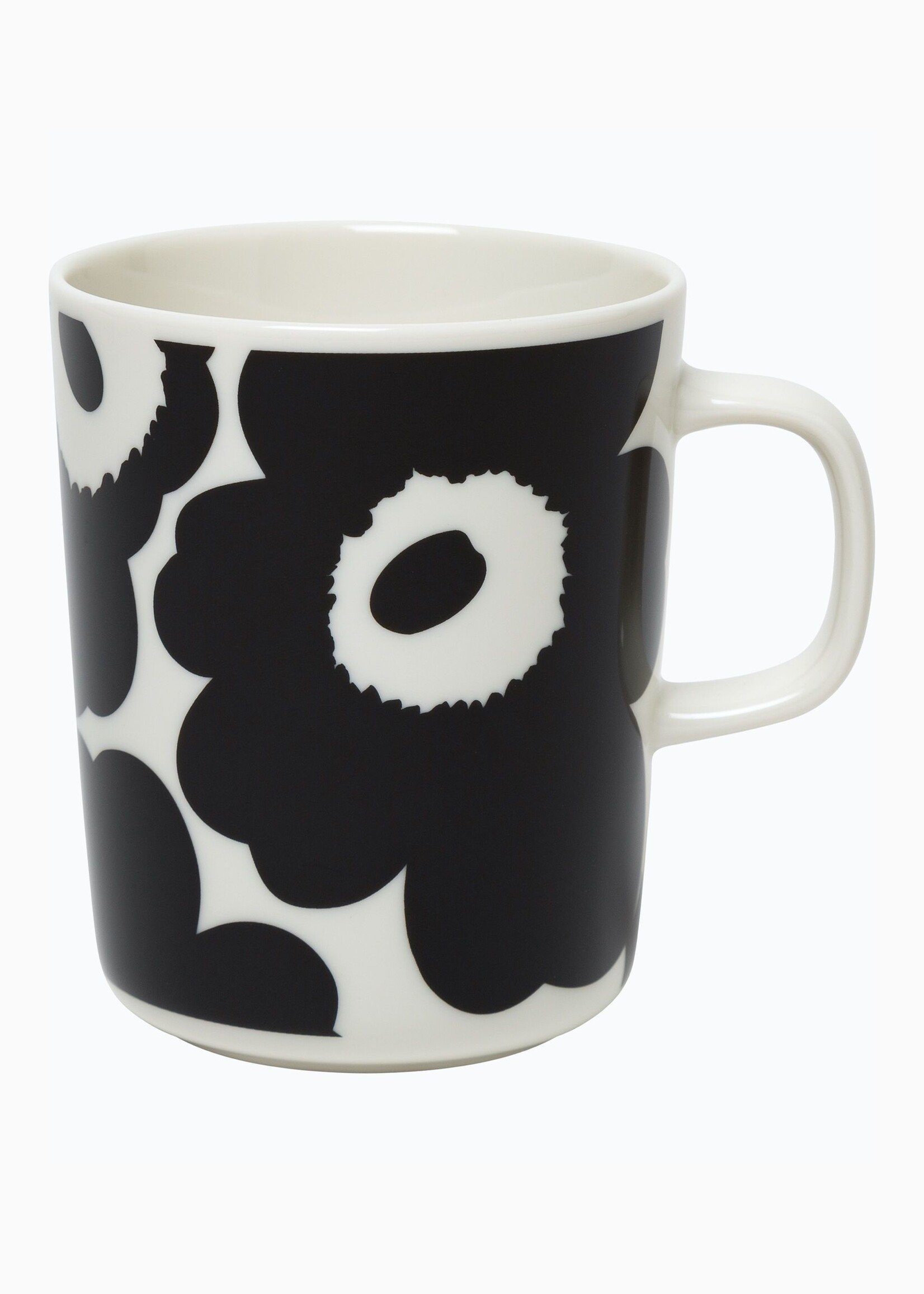 Marimekko Marimekko Unikko Mok 25 cl Zwart