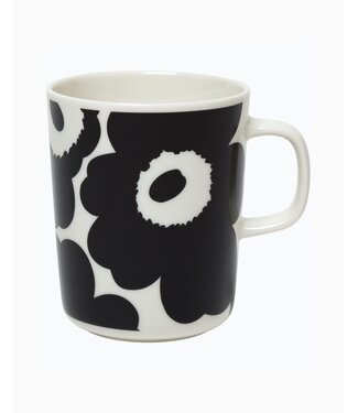Marimekko Marimekko Unikko Mok 25 cl Zwart
