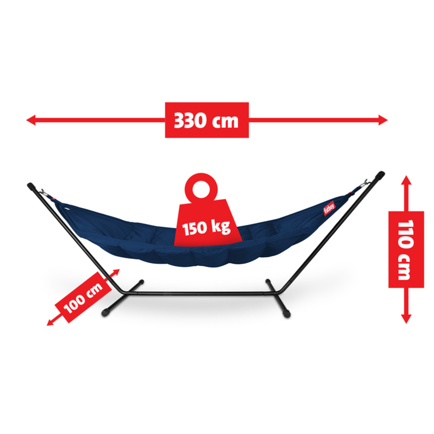 Fatboy Fatboy Headdemock Hammock Bleu foncé