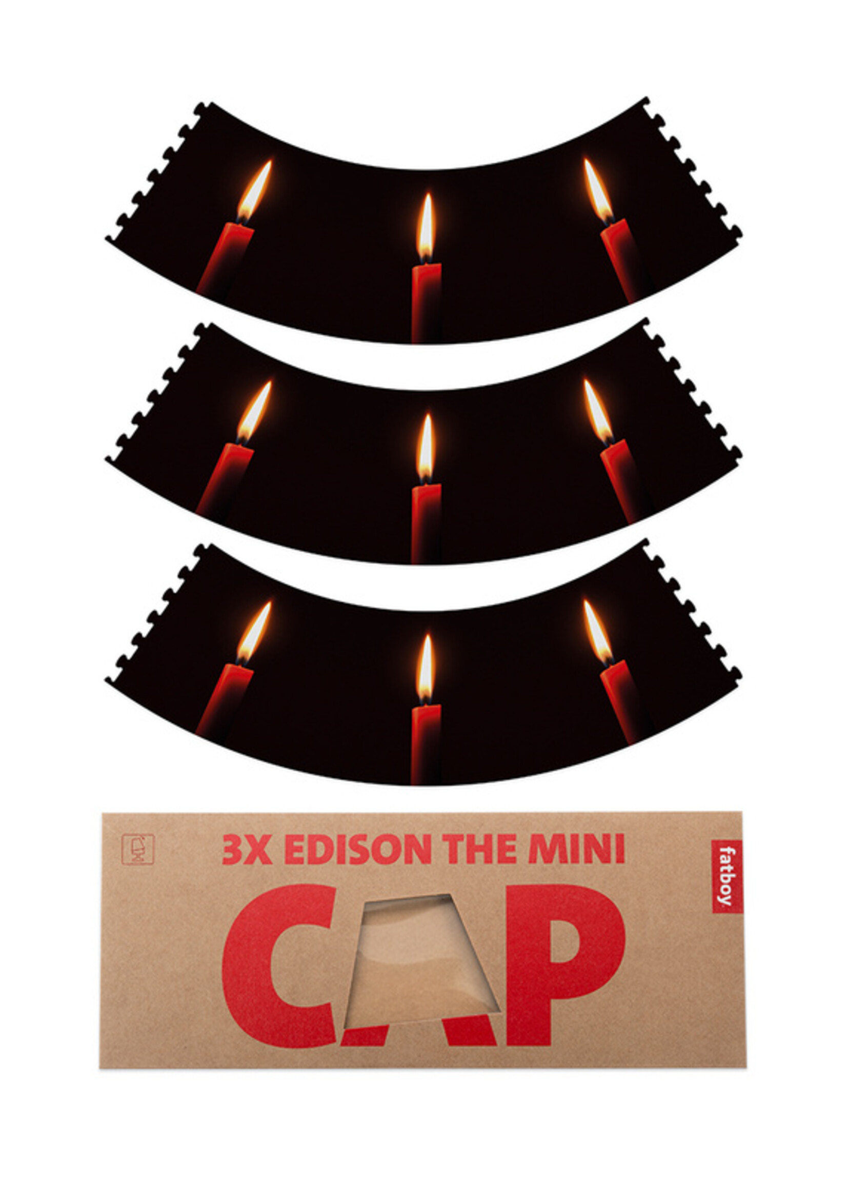 Edison Mini Cappie 3st Kaarsen