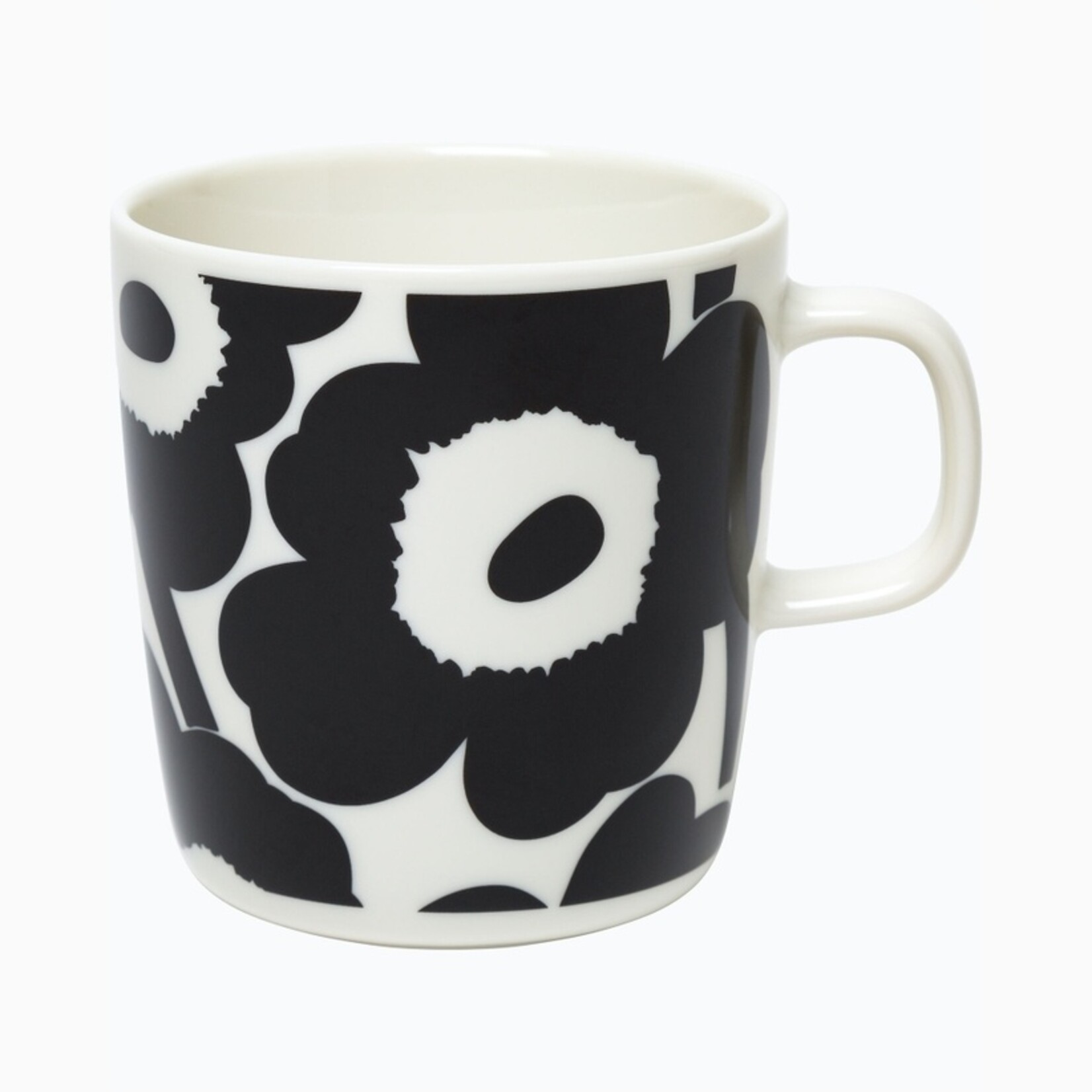 Marimekko Marimekko Unikko Mok 4dl Zwart