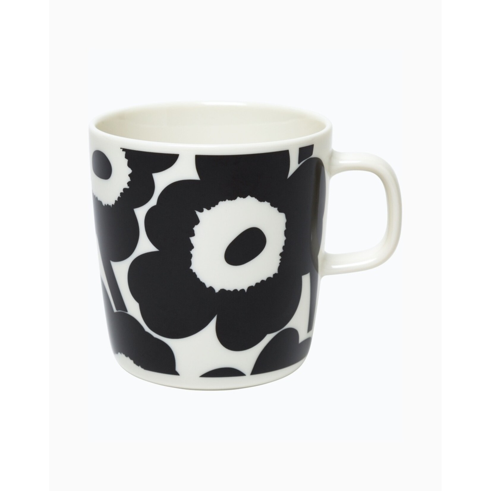 Marimekko Marimekko Unikko Mok 4dl Zwart