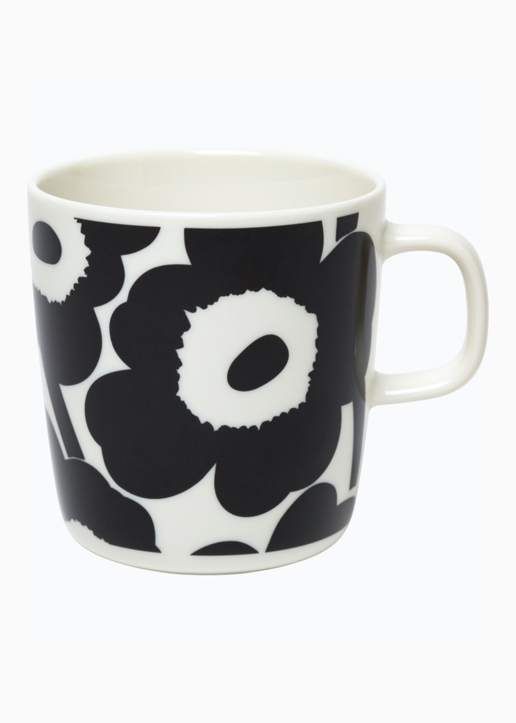 Marimekko Marimekko Unikko Mok 4dl Zwart