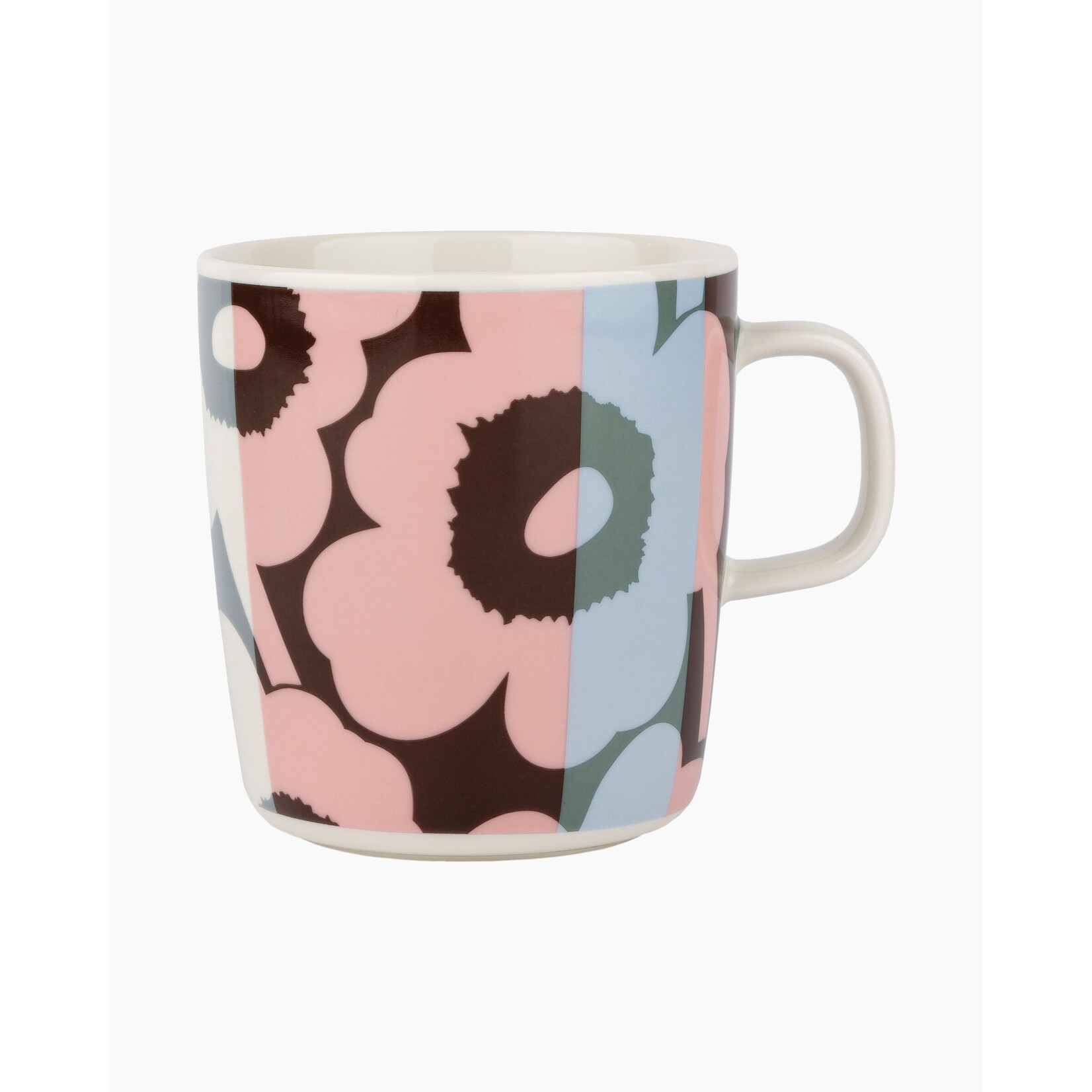 Marimekko Marimekko Ralli Mok 4dl Roze Blauw