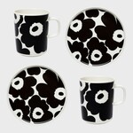 Marimekko Marimekko Oiva / Unikko Ontbijtset Zwart
