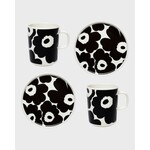Marimekko Marimekko Oiva / Unikko Ontbijtset Zwart