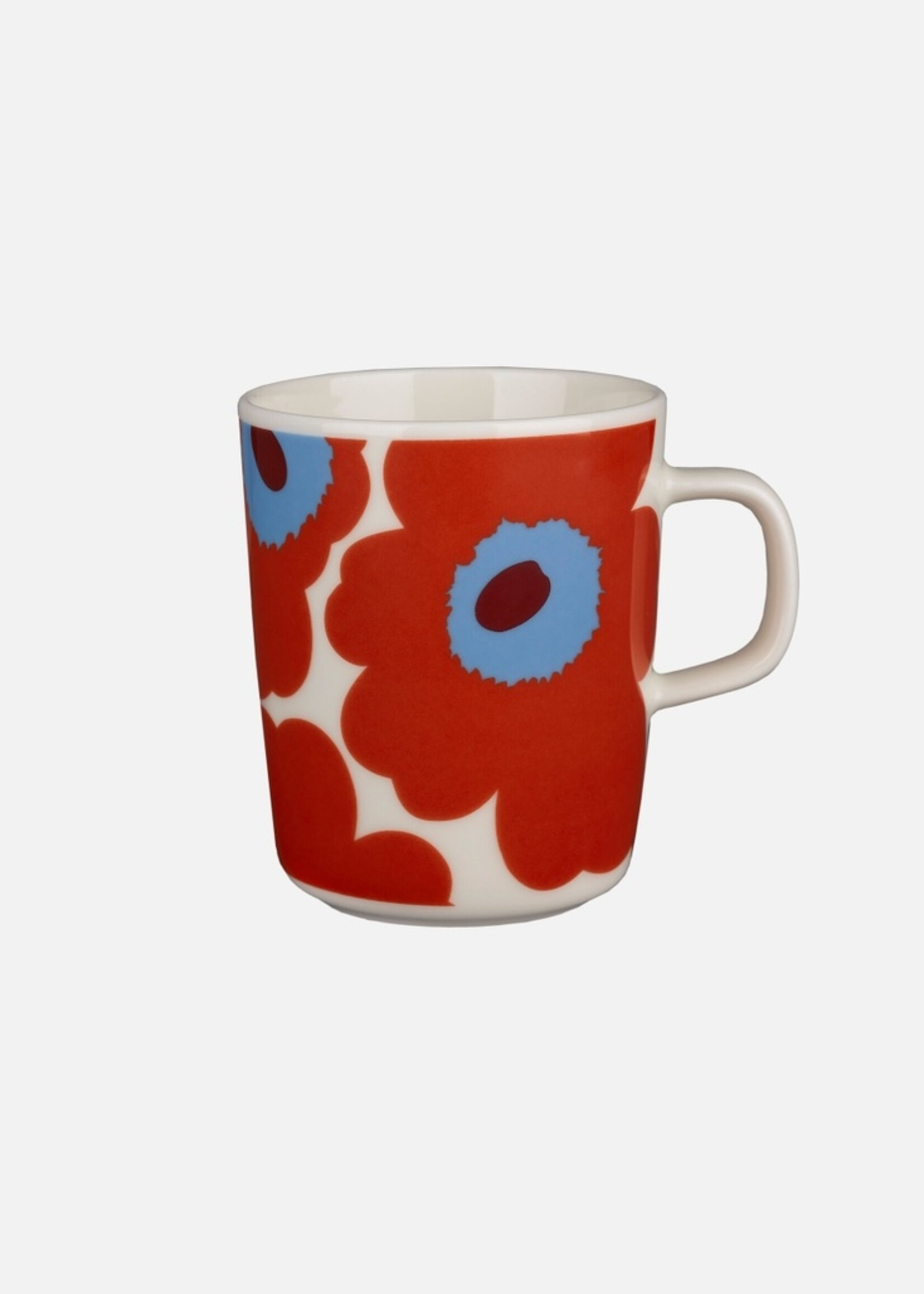 Marimekko Marimekko Mug Unikko 25cl Set de 2 Rouge Blanc