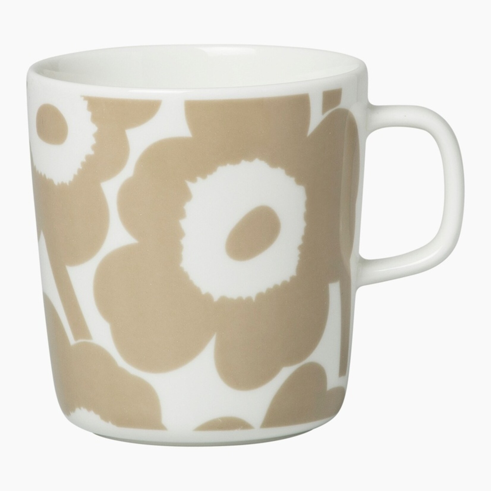 Marimekko Marimekko - Oiva Unikko - Mok - 4dl - Beige-Wit