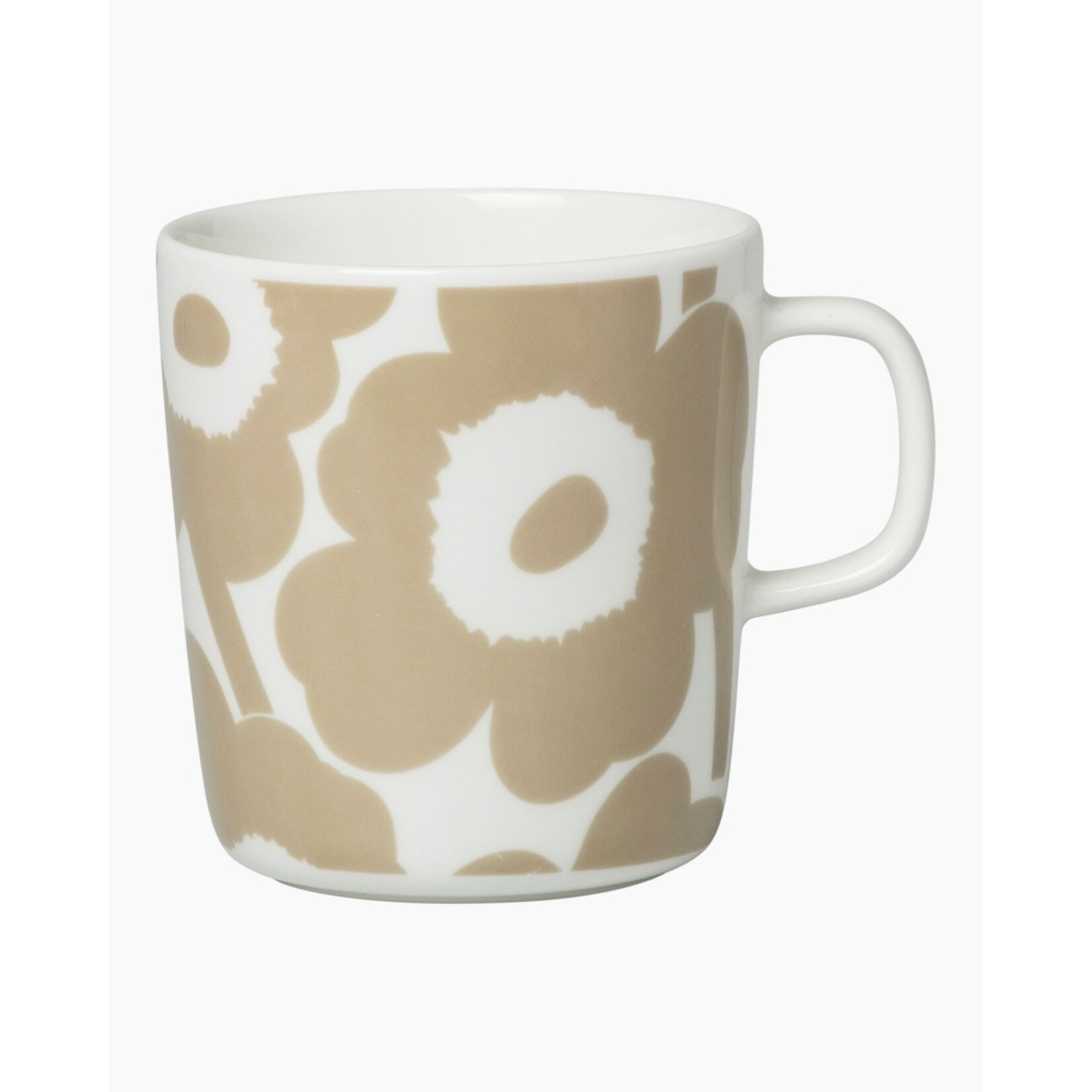 Marimekko Marimekko - Oiva Unikko - Mok - 4dl - Beige-Wit