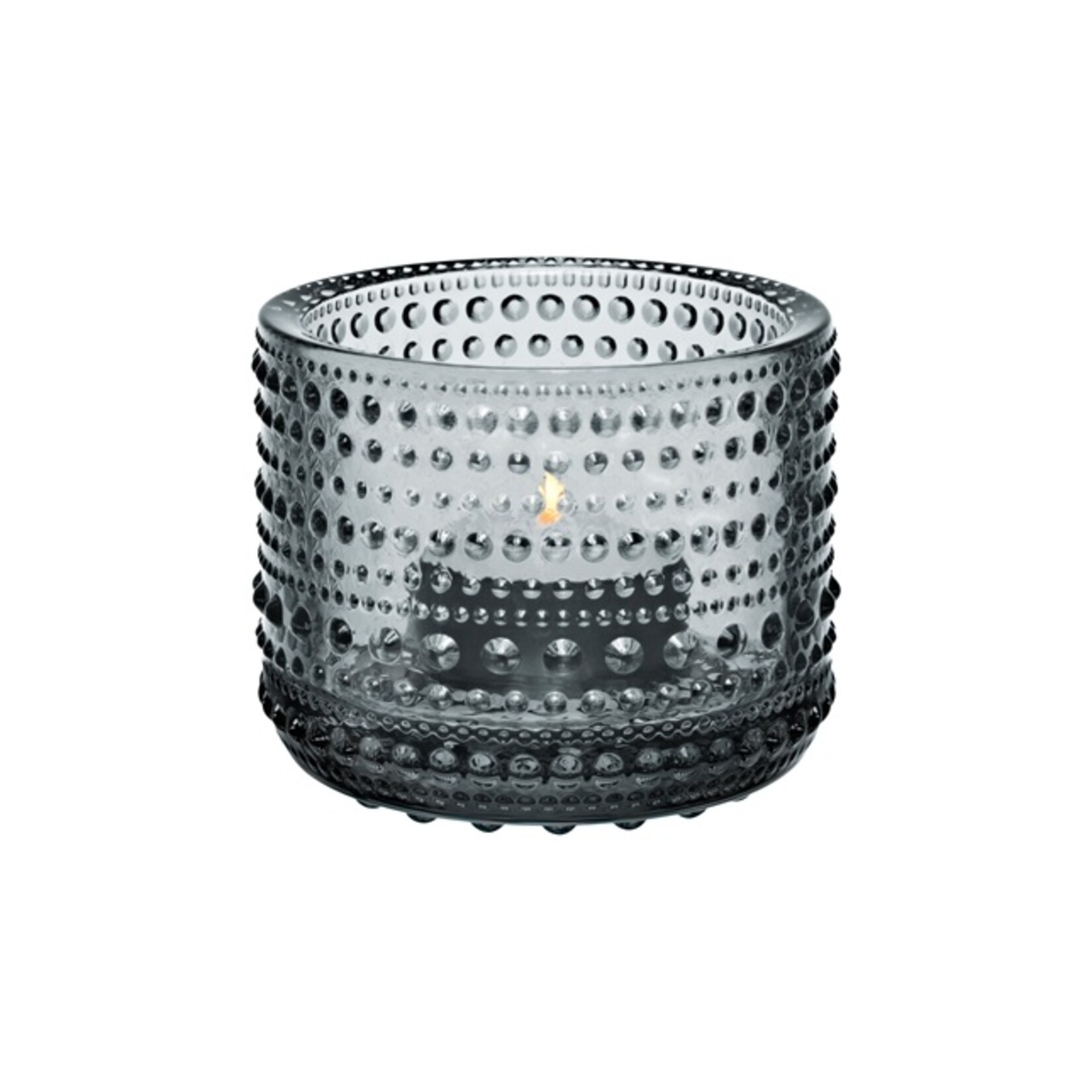 Iittala Iittala Kastehelmi Porte-lampe à cire/Lampe-sphère 64 mm Gris