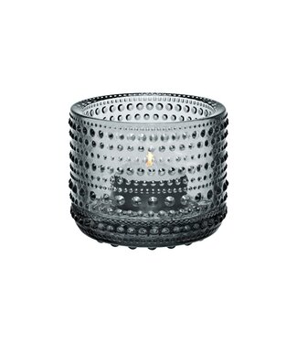 Iittala Iittala Kastehelmi Porte-lampe à cire/Lampe-sphère 64 mm Gris