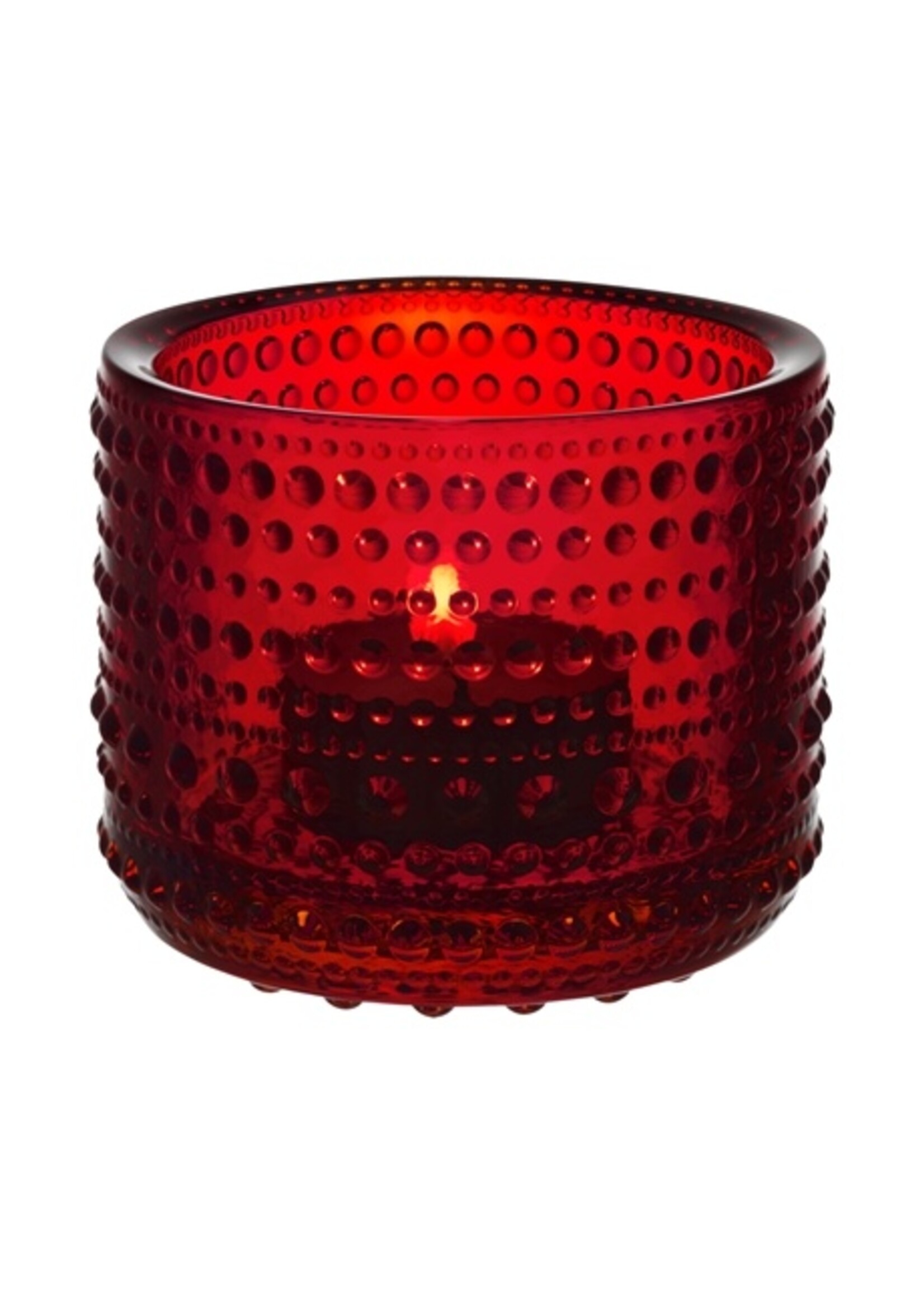 Iittala Iittala Kastehelmi Waxinelichthouder / Sfeerlicht 64 mm Cranberry