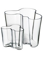 Iittala Iittala Aalto Set de vases - 160 + 95mm - Transparent