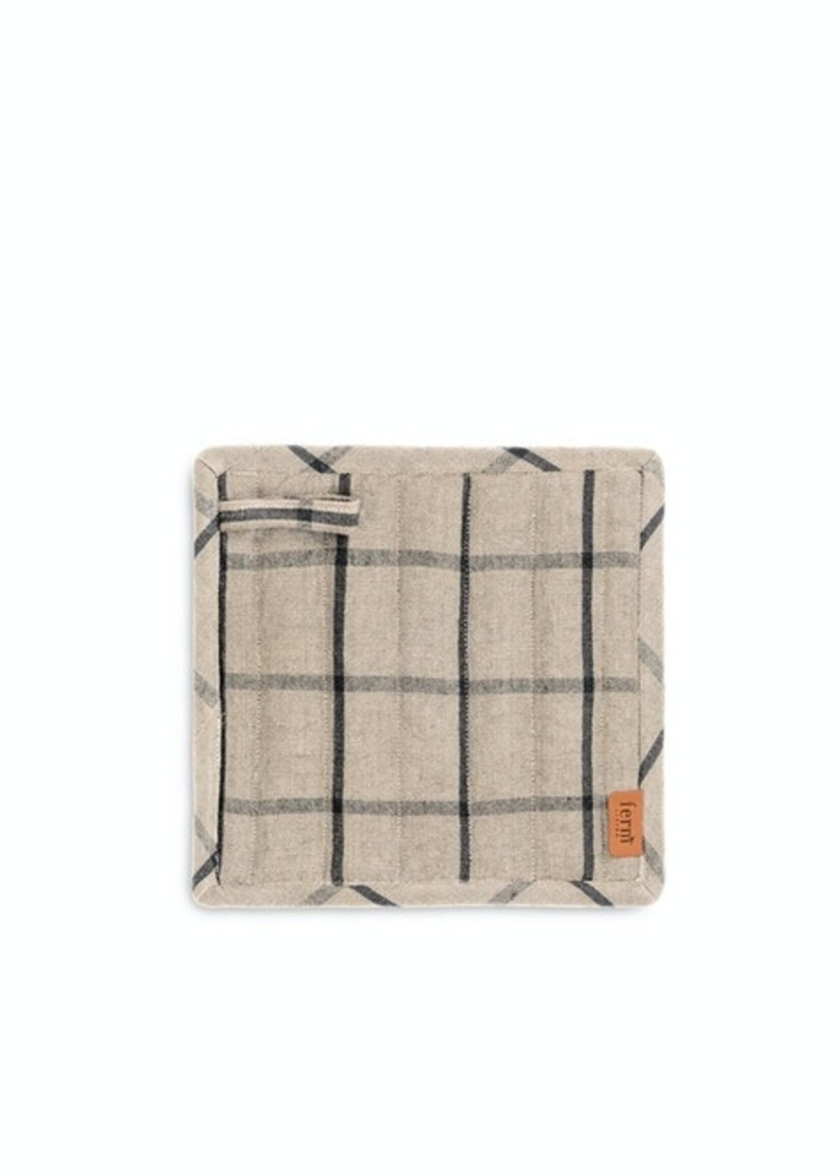 Ferm Living Hale Pot Holder 2 Set Sable/Noir Ferm Living