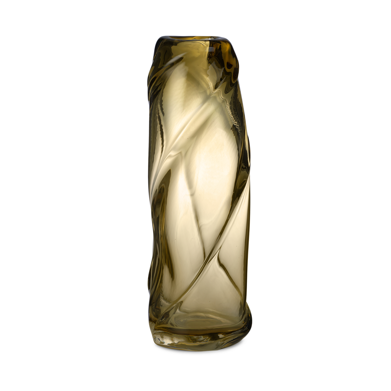 Ferm Living Ferm Living - Vase Water Swirl - Jaune clair