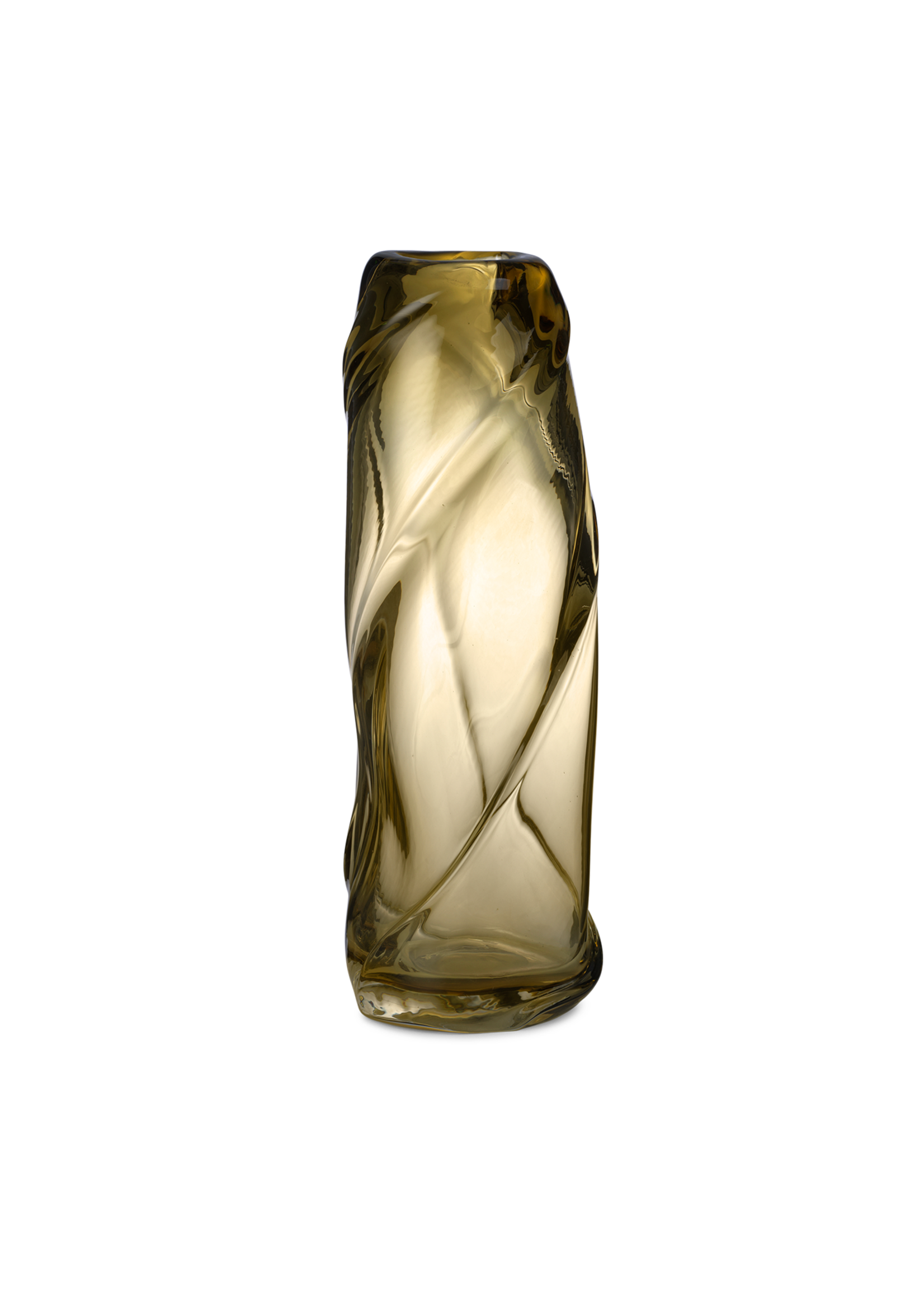 Ferm Living Ferm Living - Vase Water Swirl - Jaune clair