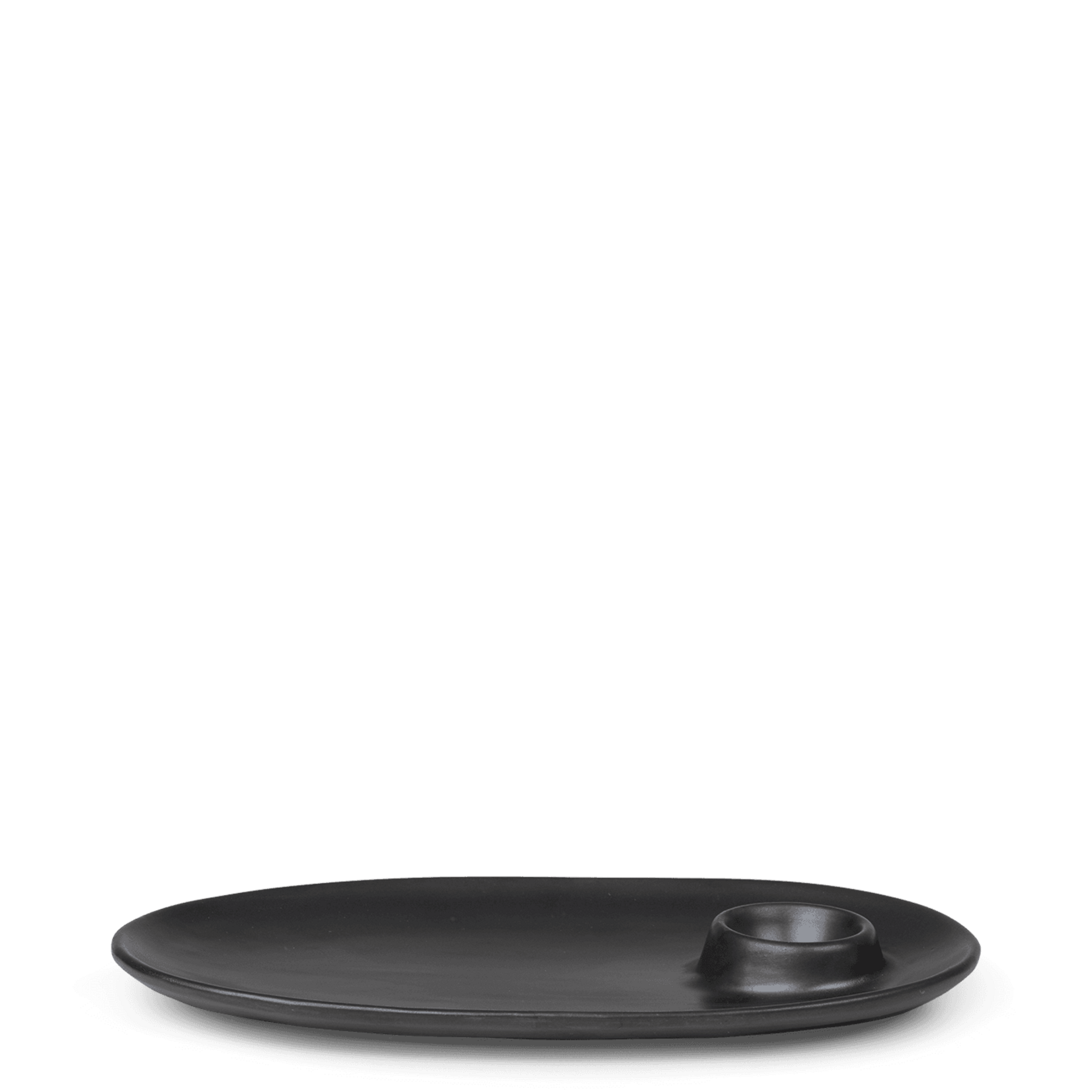 Ferm Living Ferm Living Flow Breakfast Plate Zwart