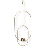 Ferm Living Ferm Living Porte-bougies à réchaud suspendu Deco - Oval - laiton