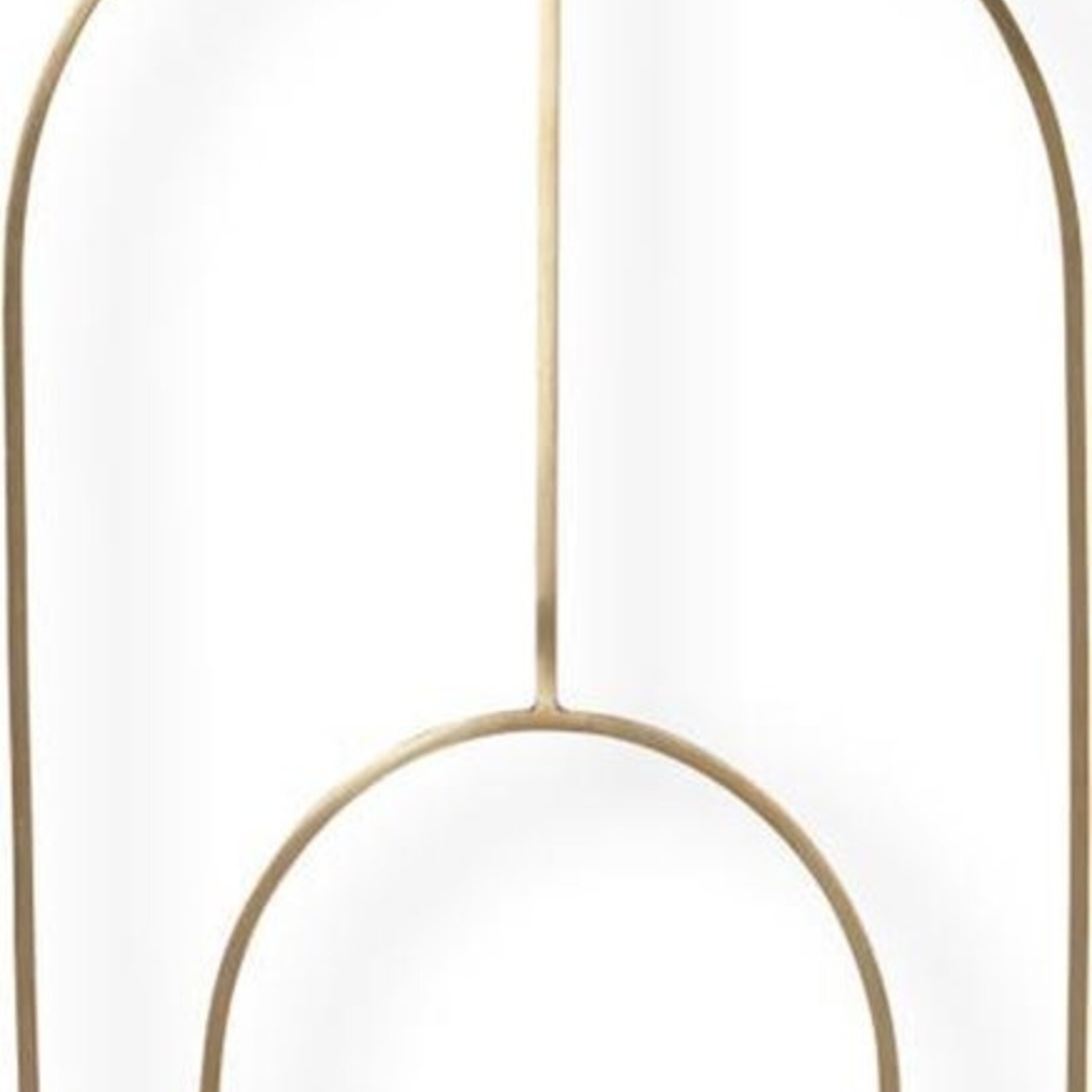 Ferm Living Ferm Living Porte-bougies à réchaud suspendu Deco - Oval - laiton