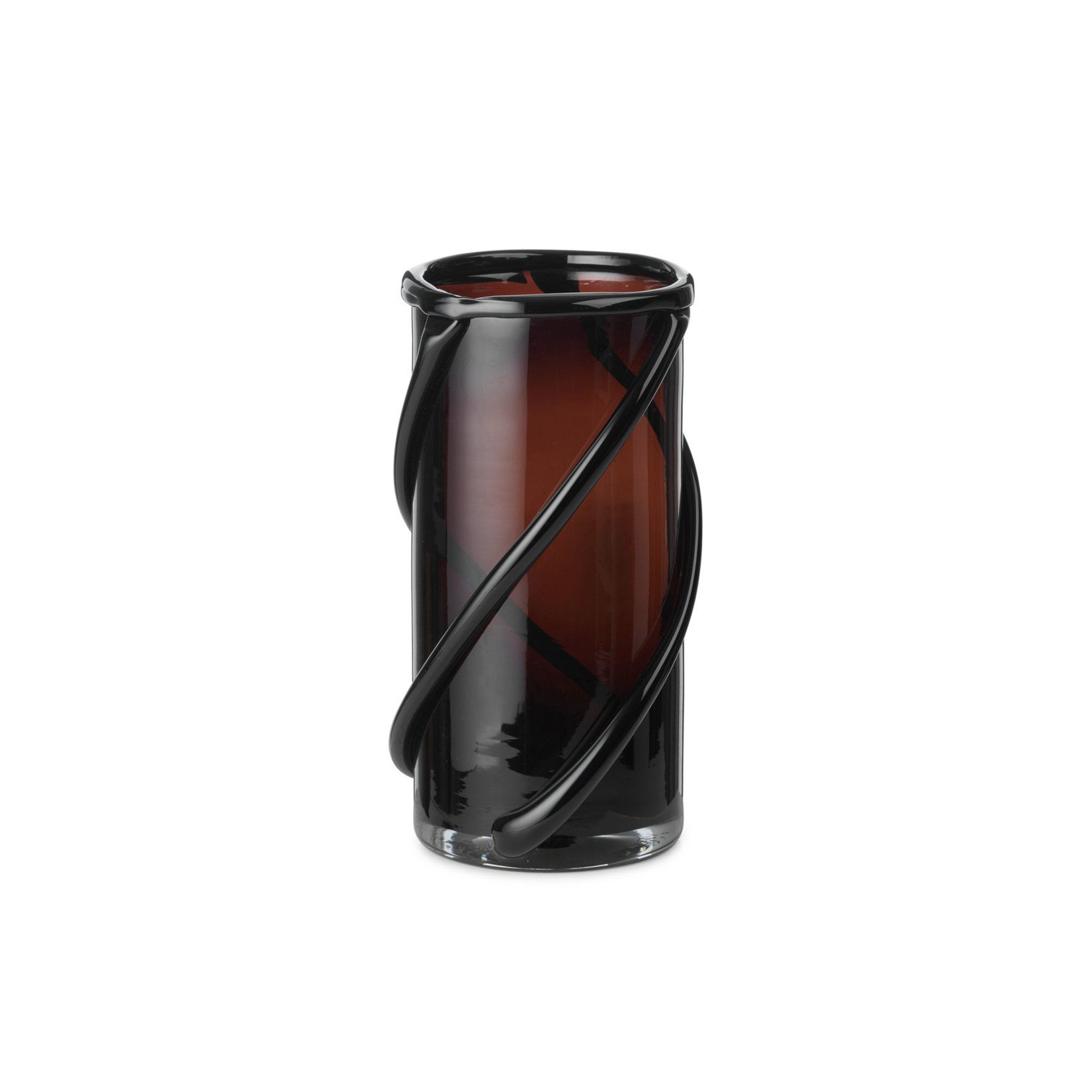 Ferm Living Ferm Living Entwine Vaas Large Dark Amber